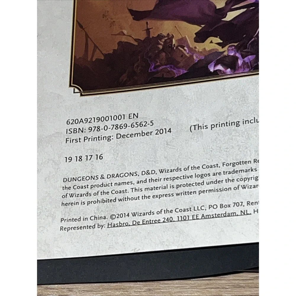 Dungeons & Dragons: - Dungeon Master's Guide 5th Ed. 2014 Hardcover 1st Printing